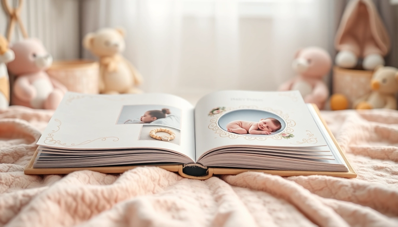 Enthusiastic Eltern gestalten Erinnerungen mit BabyAlbum24.de, wunderschönem Babyalbum.