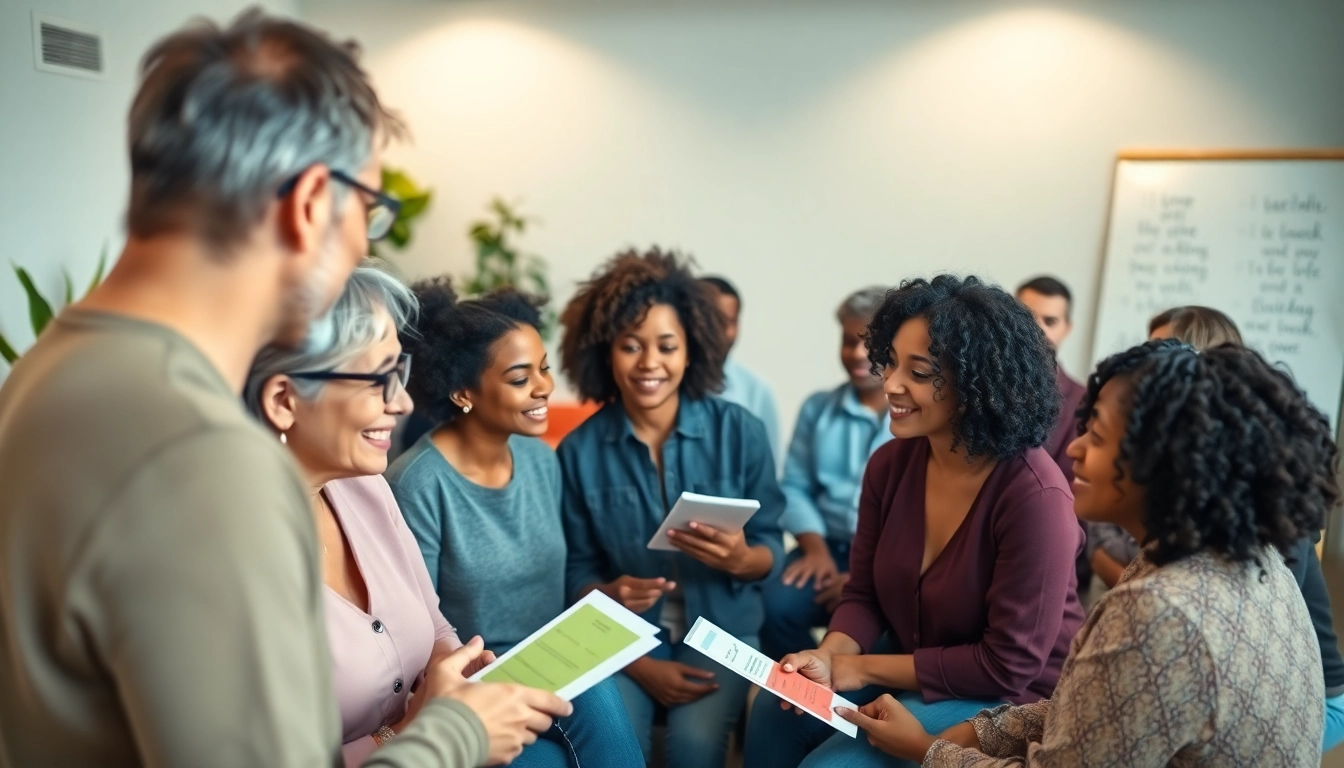 Engaging community workshop promoting mental health awareness through connection and support.