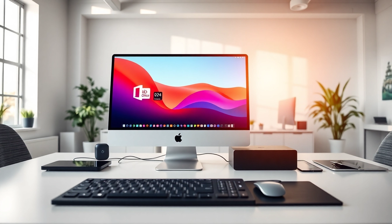 Microsoft Office für iMac 2024 kaufen - Professioneller Arbeitsplatz mit iMac und Office Anwendungen