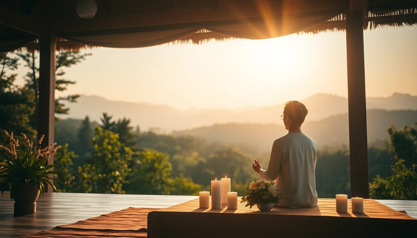 Schutzgebet zur inneren Ruhe bei meditativer Atmosphäre und natürlichem Licht