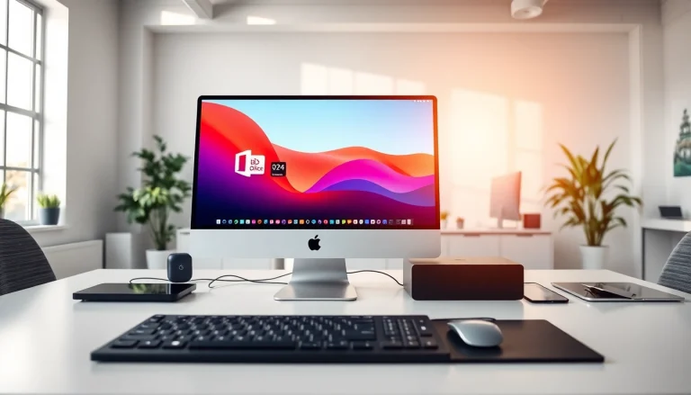 Microsoft Office für iMac 2024 kaufen - Professioneller Arbeitsplatz mit iMac und Office Anwendungen